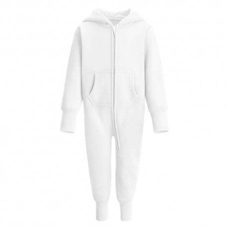 Personalised Baby Toddler Hooded All In One Fleece Zip Onesie