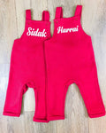 Personalised baby and kids dungarees