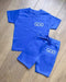 Personalised summer baby and kids shorts and t-shirt set