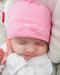 Personalised New Born Baby Knotted Hat in Pink & Blue