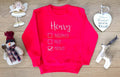Baby & Kids Personalised Christmas Sweatshirt