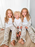 Personalised Polar Bear Baby and Kids Christmas Pyjamas