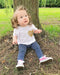 personalised glitter heart childrens clothing