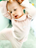 Personalised Baby and Kids Ribbed Long Sleeve Top & Leggings