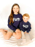 Matching Adults, Kids & Baby Personalised Sweatshirts