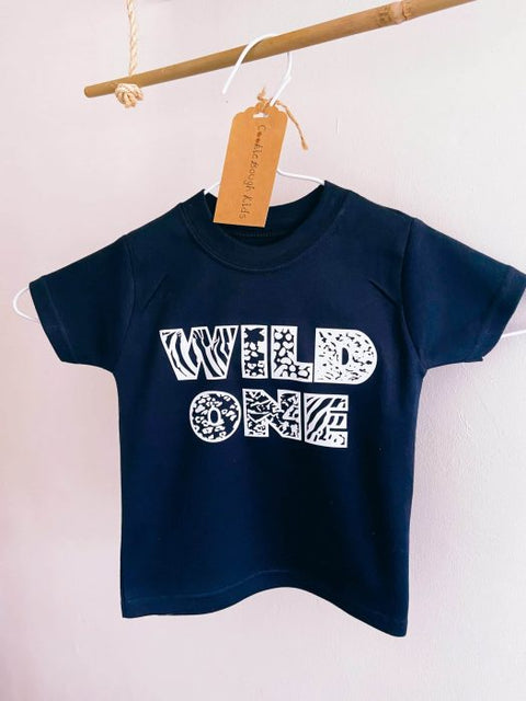 Personalised Children's Wild One Birthday T-Shirt