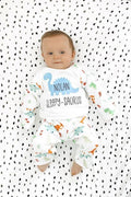 Personalised Baby & Kids Dinosaur Cotton Pyjamas