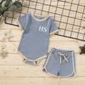 Personalised Baby and Kids Contract Bodysuit & Shorts Set