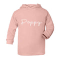 Personalised Cute Font Dusty Pink Pull on Hoodie