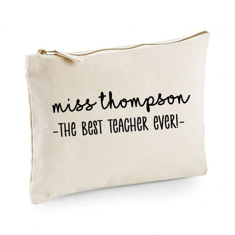 Personalised The Best Teacher Gift Accessory Case