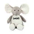 Personalised baby and kids elephant cuddly toy