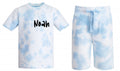 Personalised Baby and Kids Tie Dye Shorts and T-Shirt Set