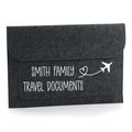Personalised Family Travel Document Wallet