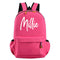 Personalised Unisex Children's School Backpack with Front Pocket