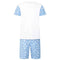 Personalised Large Initial Baby & Kids Blue Cloud Cotton Pyjamas