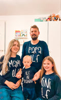 Personalised Elf Family Tartan Christmas Pyjamas
