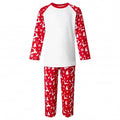 Personalised Childrens Little Elf Striped Christmas Pyjamas