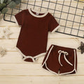 Personalised Baby and Kids Contract Bodysuit & Shorts Set
