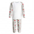 Personalised Childrens Christmas Pyjamas With Glitter Bauble