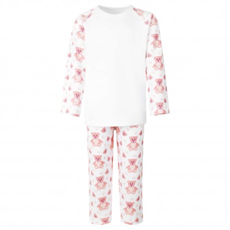 Personalised Teddy Bear Pyjamas and Personalised Soft Toy Set